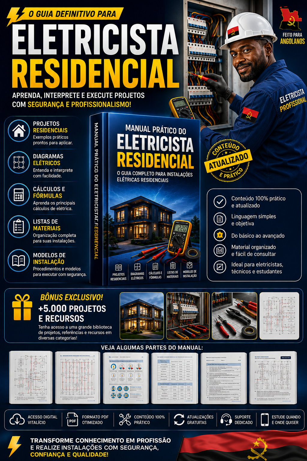 Manual Prático do Eletricista Residencial — solução organizada